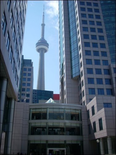 CN Tower in Toronto. A week in Toronto