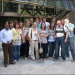 David Simpson and friends on the roadside in Toronto. A week in Toronto