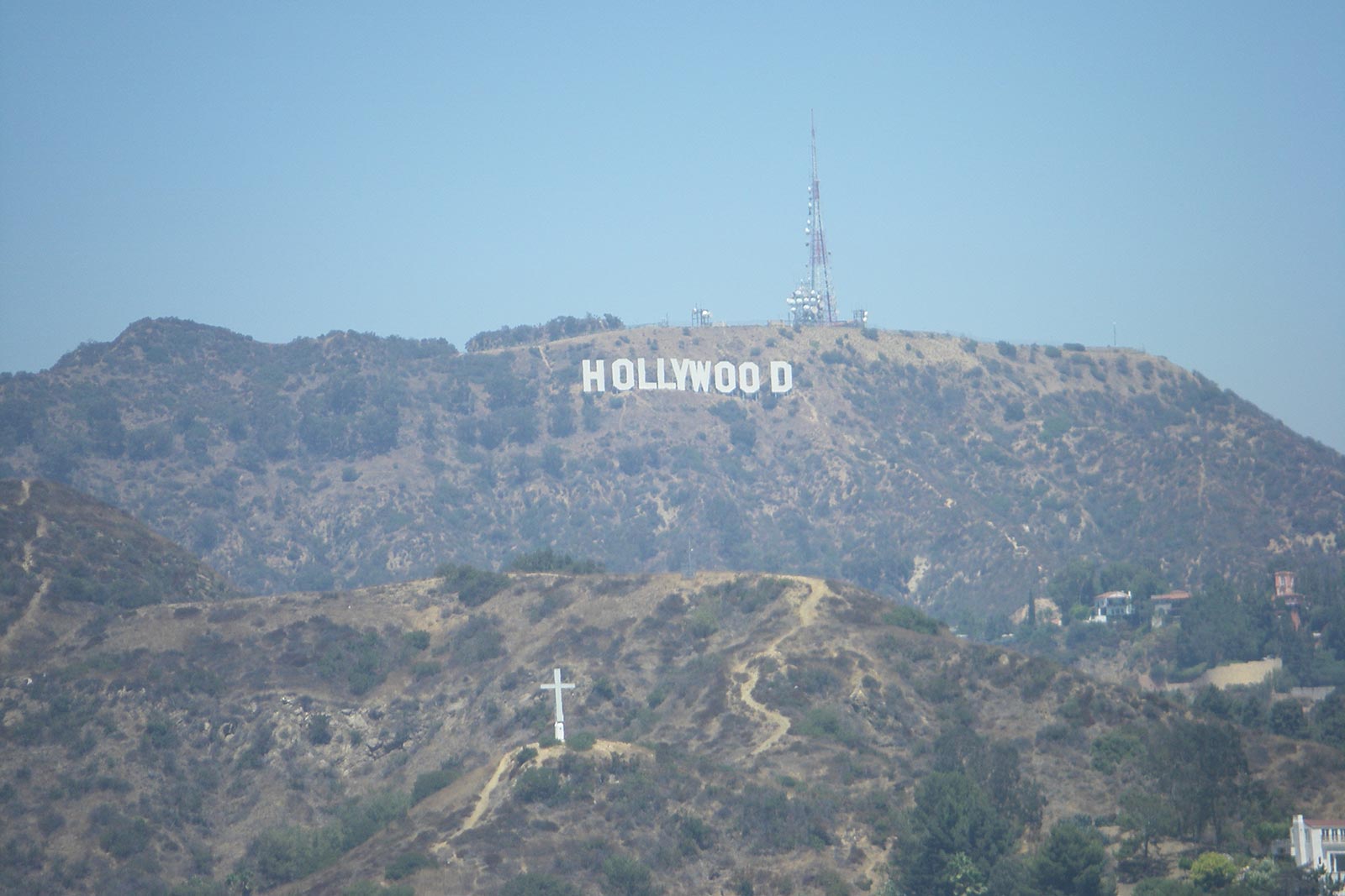 Hollywood sign in Los Angeles. LA and Six Flags for free
