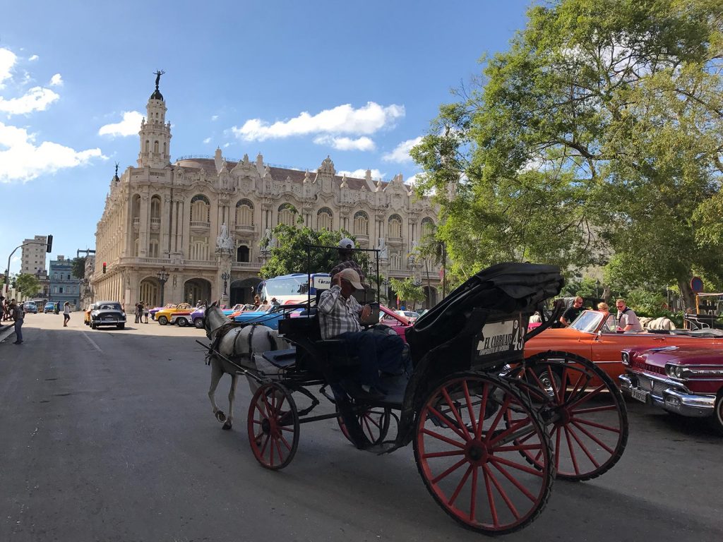Horse drawn carriage in Havana, Cuba. Cigars, cars & cocktails in Cuba
