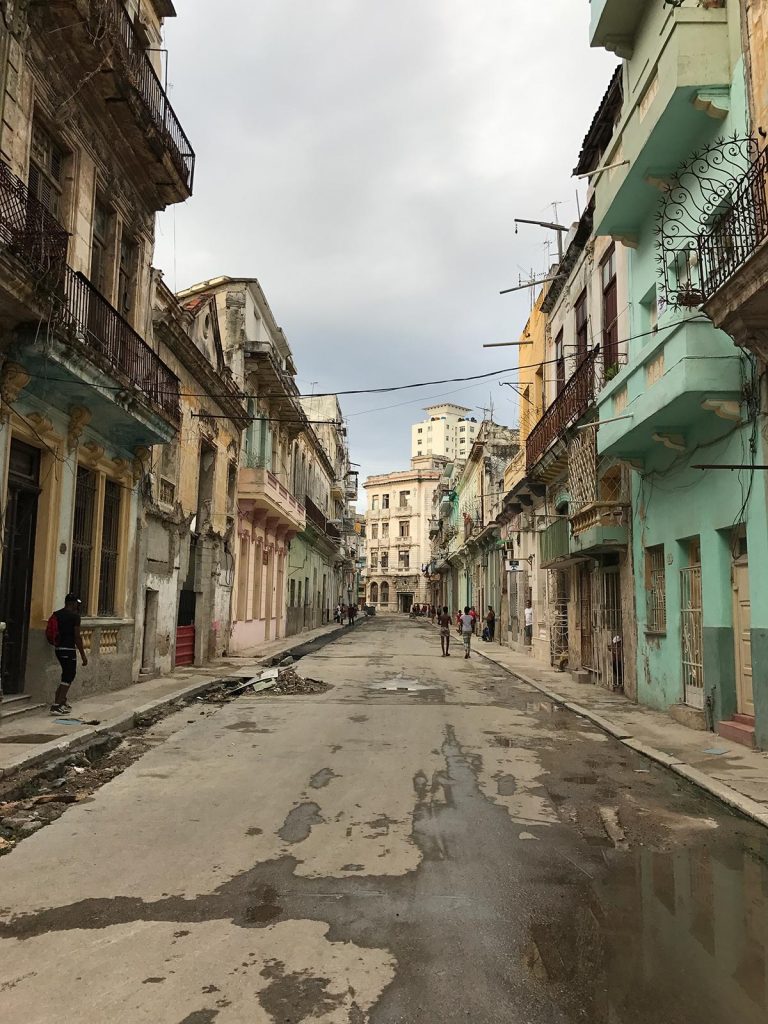 A street in Havana, Cuba. Cigars, cars & cocktails in Cuba