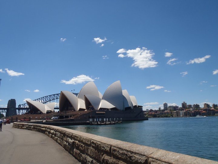 Opera House on Sydney Harbor. Walking Sydney Bridge & The Blue Mountains