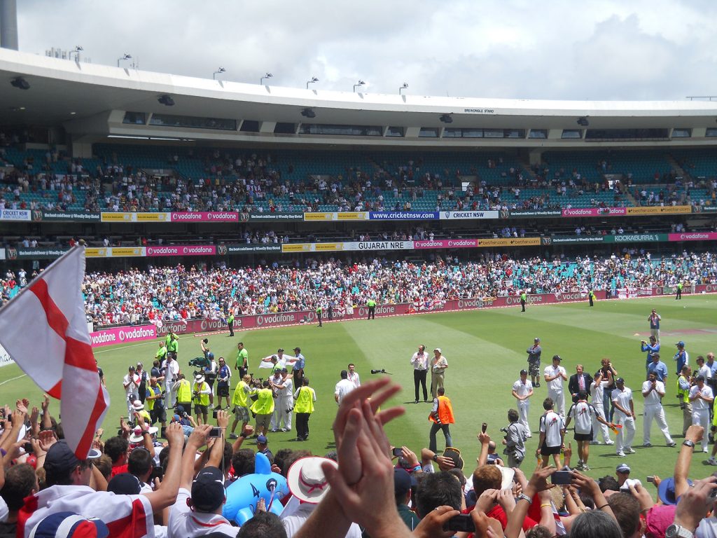 Lap of honour after winning the ashes in Sydney. Winning The Ashes down under