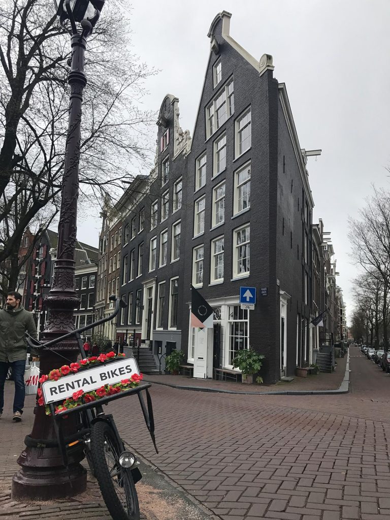 Neighborhood in Amsterdam, Netherlands. Cheltenham, Europe & Mum's 60th summed up in photos