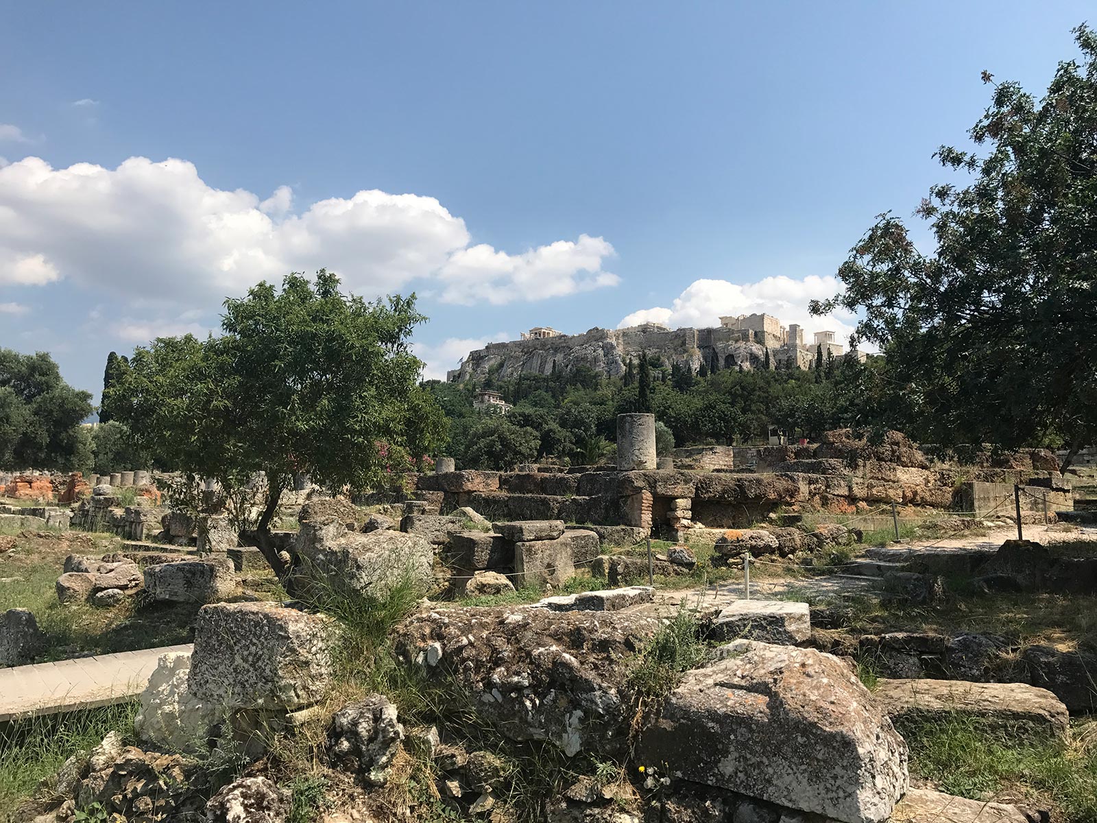 Ancient Agora in Athens, Greece. Athens has me