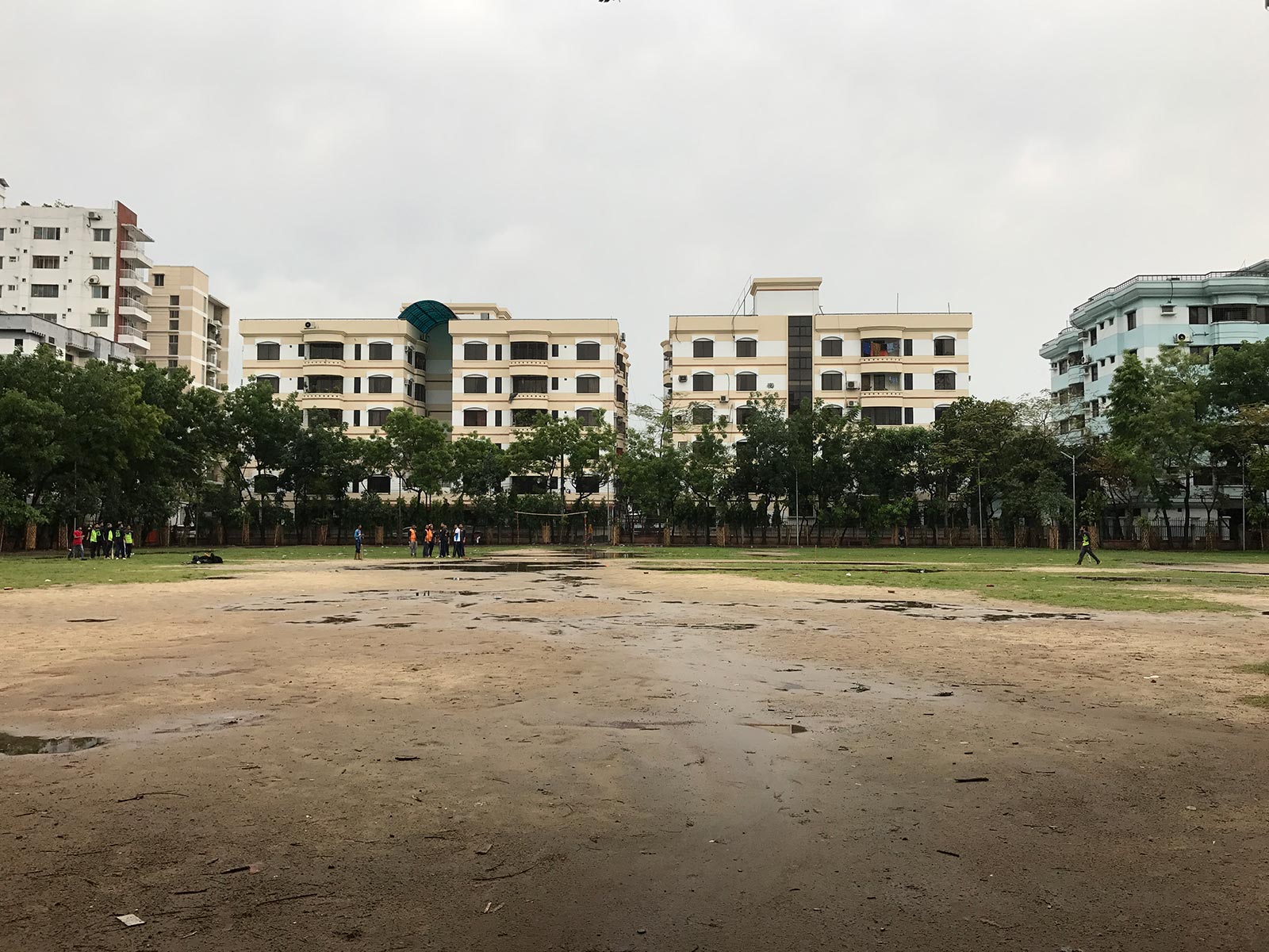 Open field of a university in Dhaka, Bangladesh. Bangladesh, The Persian Gulf, The Caucasus & The Stans