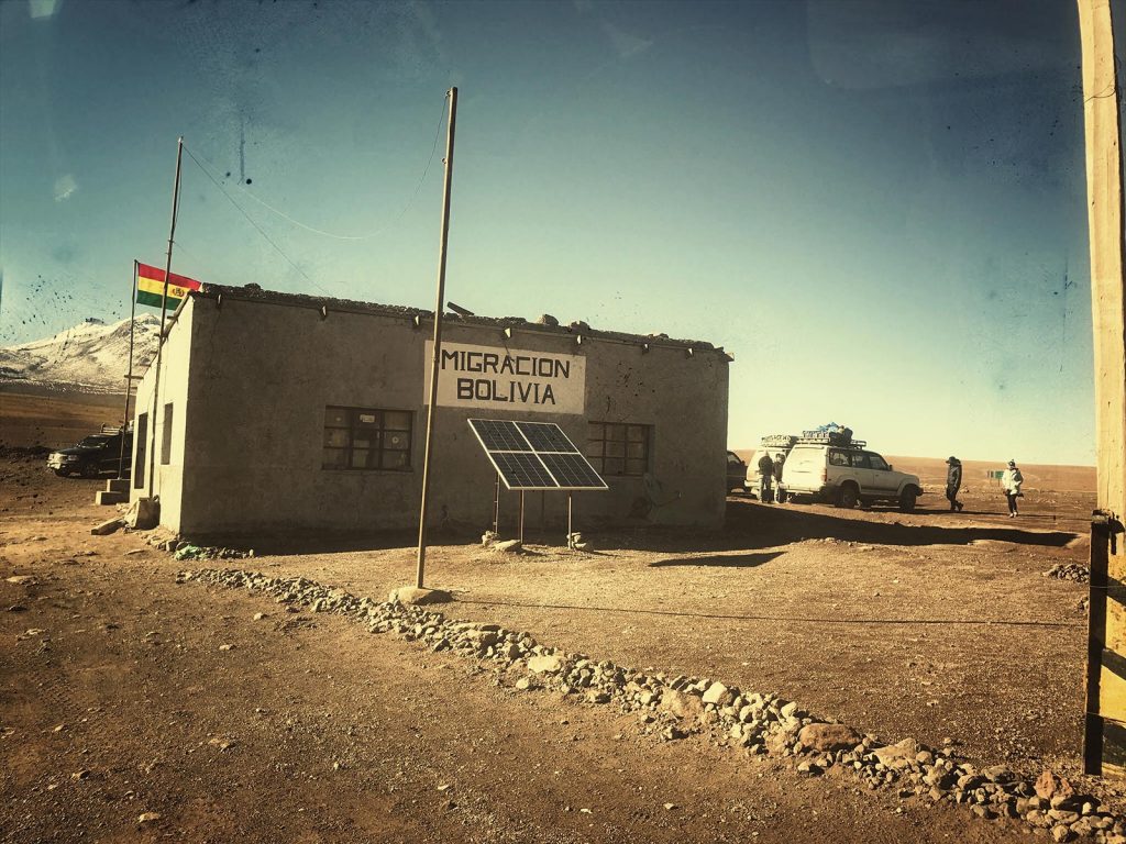 Migration office of Bolivia in Atacama, Chile. Atacama desert & Bolivian salt flats road trip & full guide