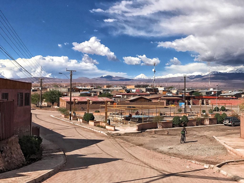 Residential neighborhood in Atacama, Chile. Atacama desert & Bolivian salt flats road trip & full guide