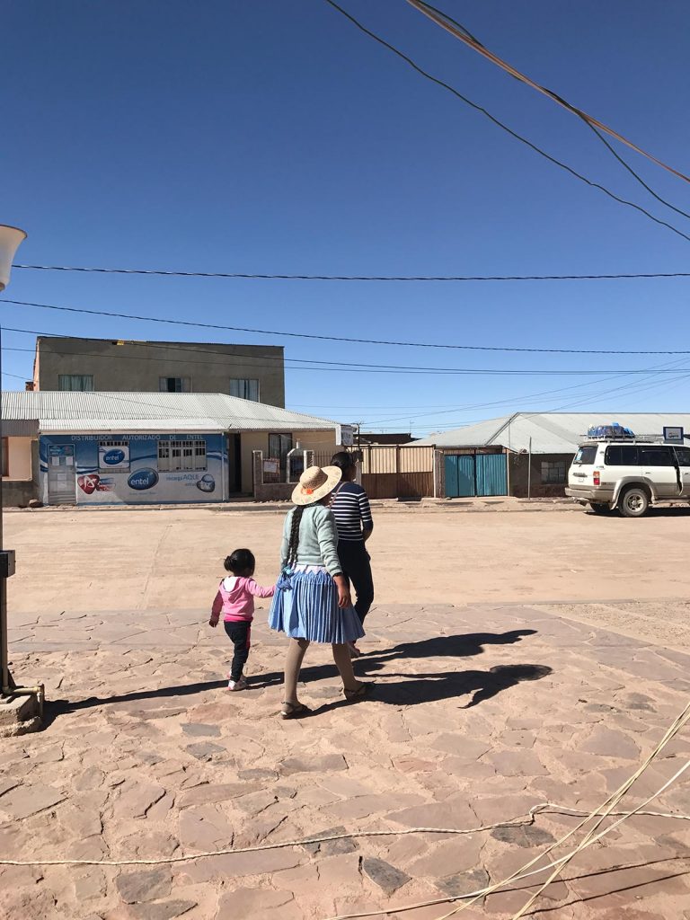 Downtown with locals in Atacama, Chile. Atacama desert & Bolivian salt flats road trip & full guide