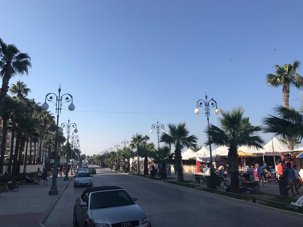Street in Larnaca, Cyprus. Lebanon & Cyprus, country 100!!!