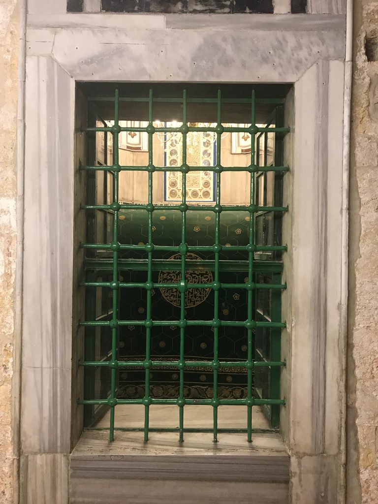 Window of Cave of the Patriarchs at Hebron in Jerusalem, Israel. My time in Jerusalem, a special city divided