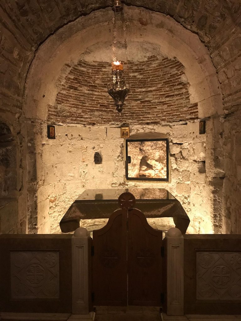 The empty tomb inside Church of the Holy Sepulchre in Jerusalem, Israel. My time in Jerusalem, a special city divided