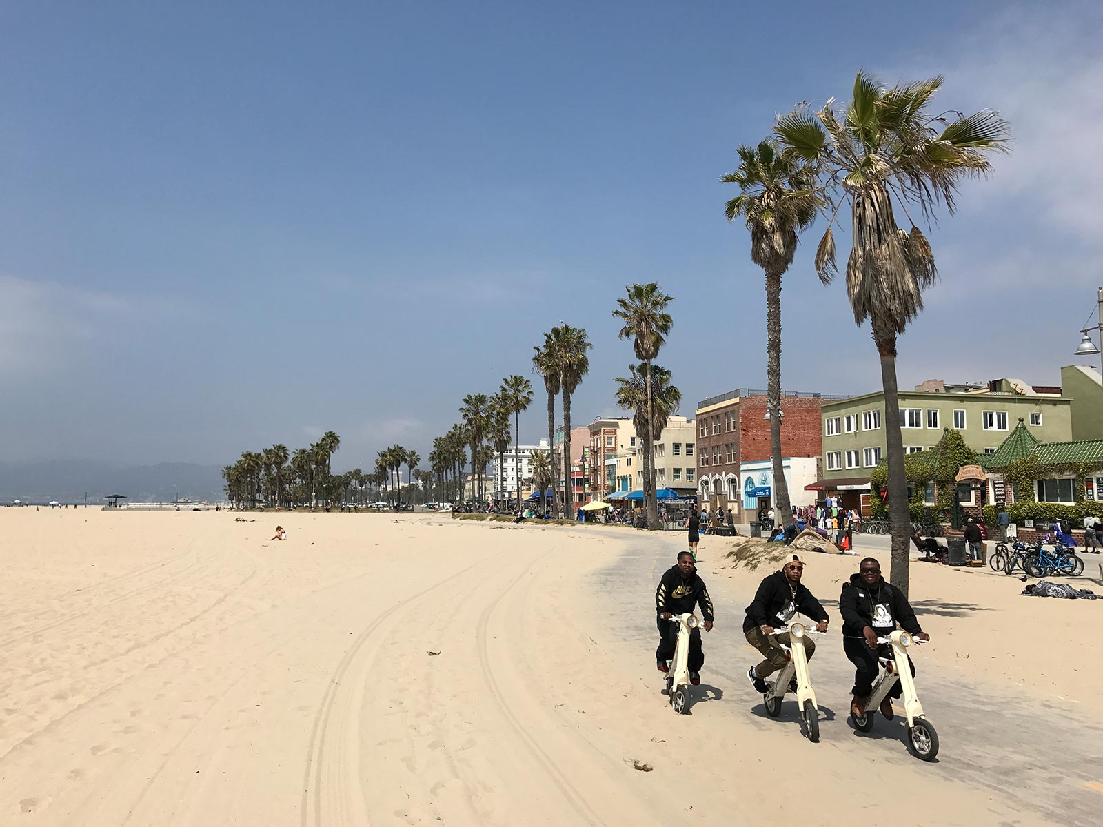 Along Santa Monica Beach in L.A., USA. L.A. & San Fran, revisiting the West Coast