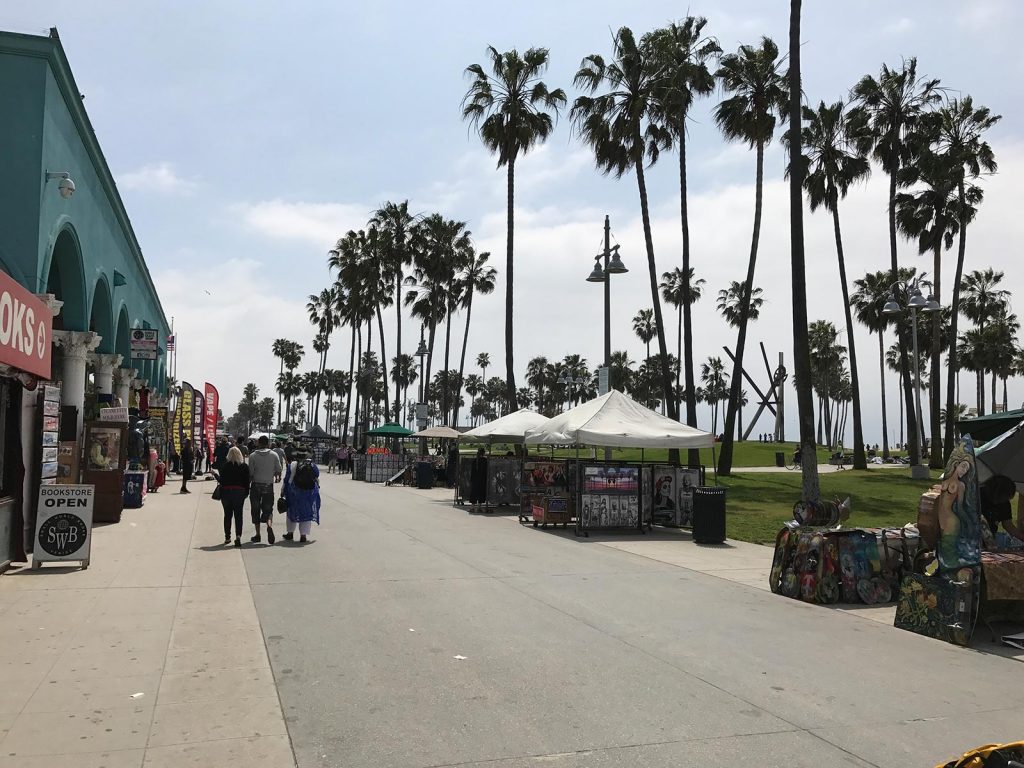 Shops along Venice Beach in L.A., USA. L.A. & San Fran, revisiting the West Coast