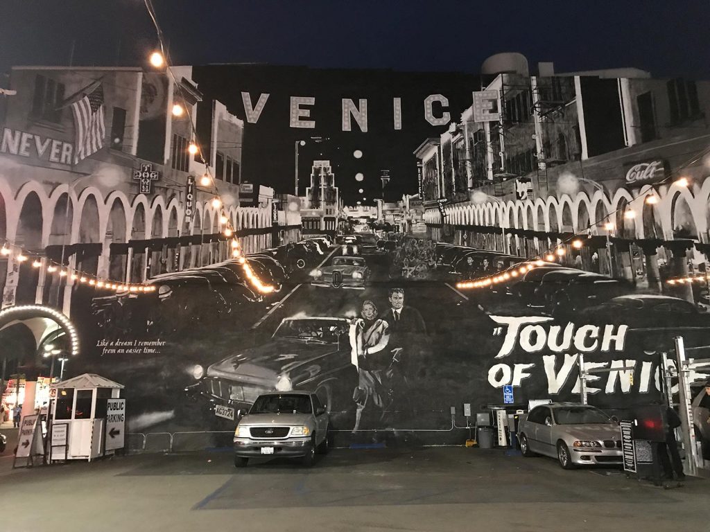 Venice Beach mural in L.A., USA. L.A. & San Fran, revisiting the West Coast