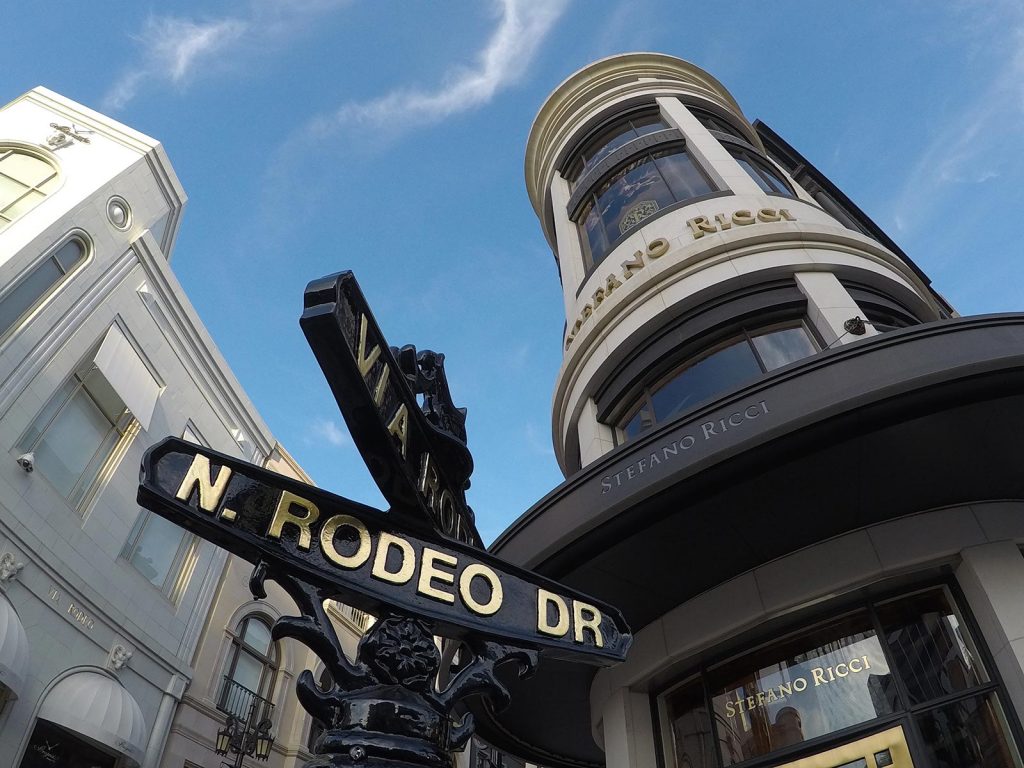 Rodeo Drive in L.A., USA. L.A. & San Fran, revisiting the West Coast