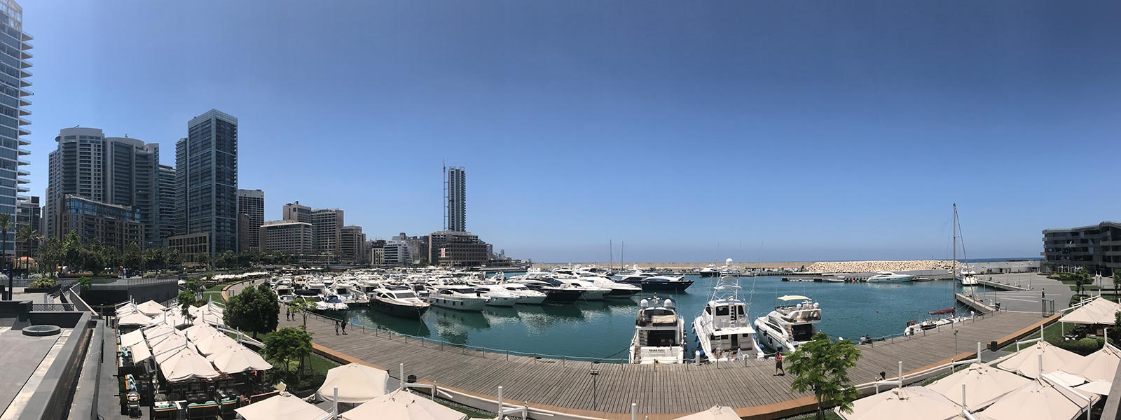 Harbor with many boats in Beirut, Lebanon. Lebanon & Cyprus, country 100!!!