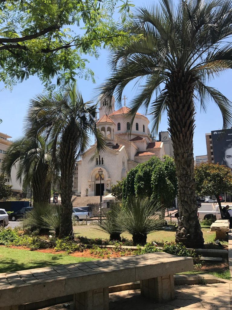 Church in Beirut, Lebanon. Lebanon & Cyprus, country 100!!!