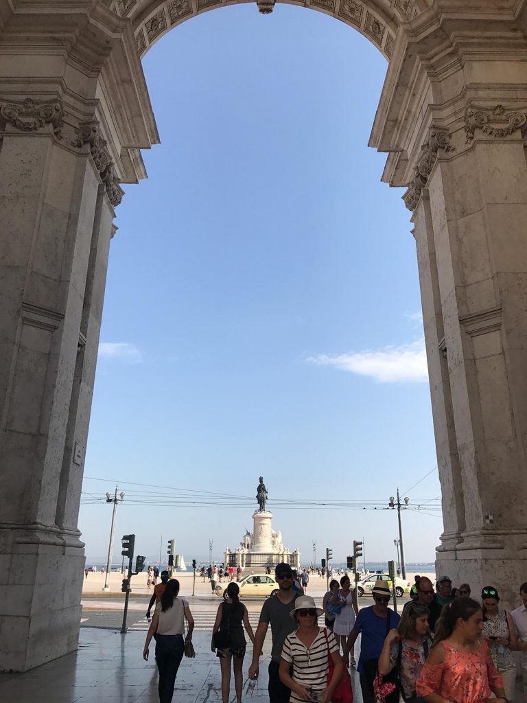Historical landmark in Lisbon, Portugal. Lisbon & Porto, where the blog was conceived