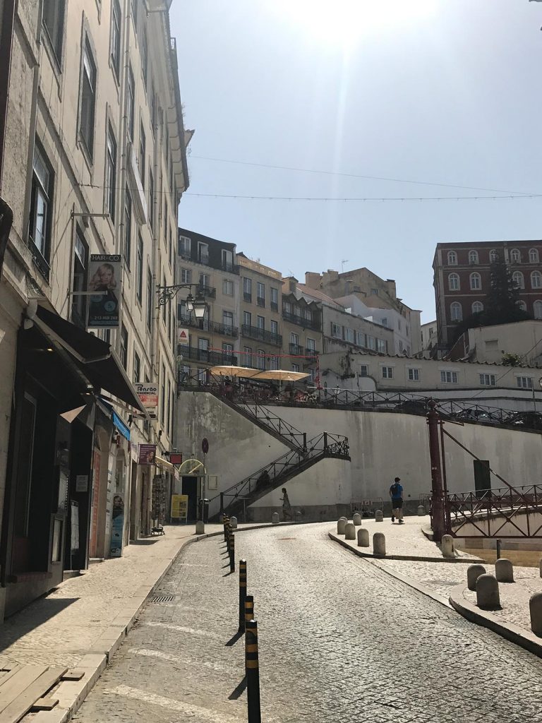 Street in Lisbon, Portugal. Lisbon & Porto, where the blog was conceived
