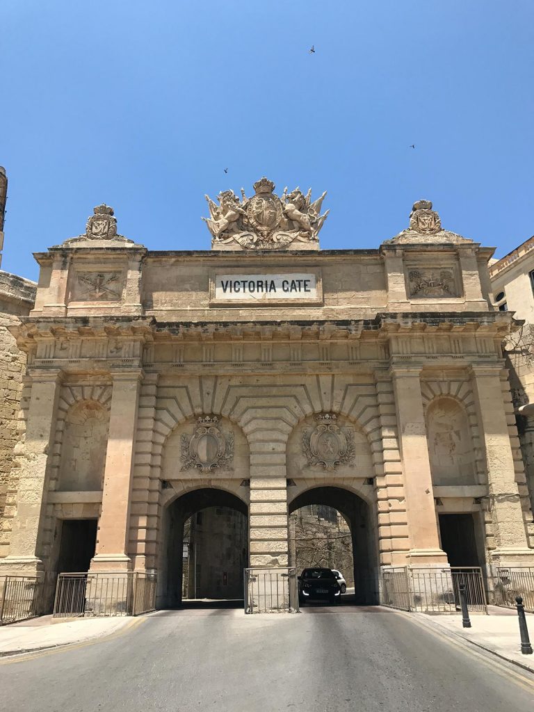 Victoria Gate in Valletta, Malta. Andorra, Barcelona & Malta