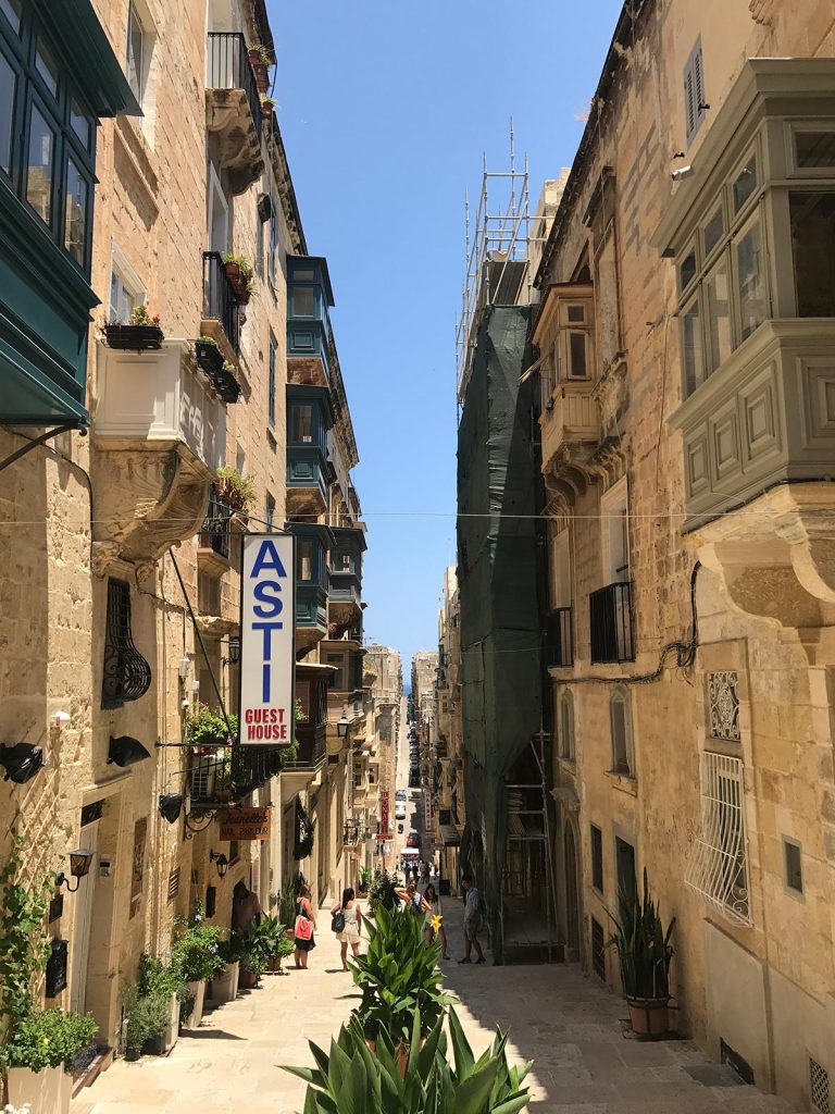 Neighborhood in Valletta, Malta. Andorra, Barcelona & Malta