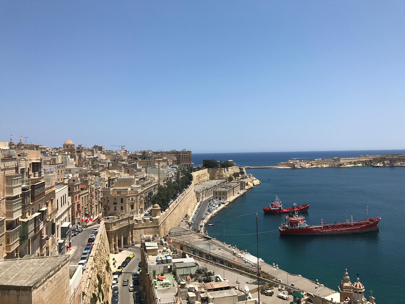The Port of Valletta in Valletta, Malta. Andorra, Barcelona & Malta