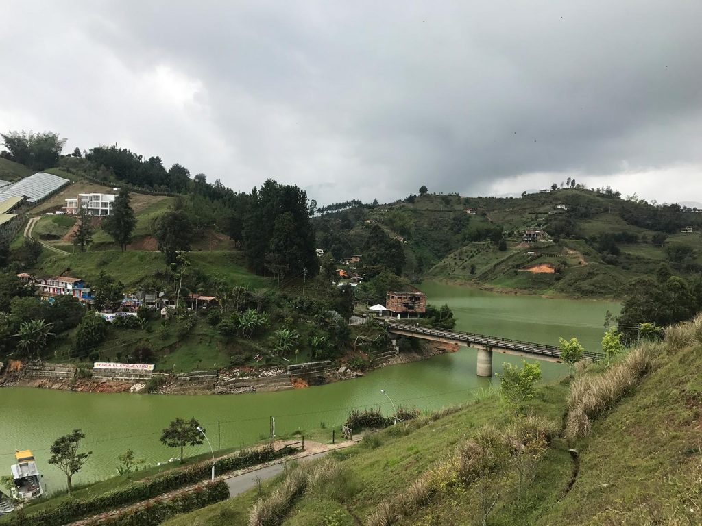 The Peñol-Guatapé Reservoir in Medellin, Colombia. 4 weeks and Carnival in Colombia
