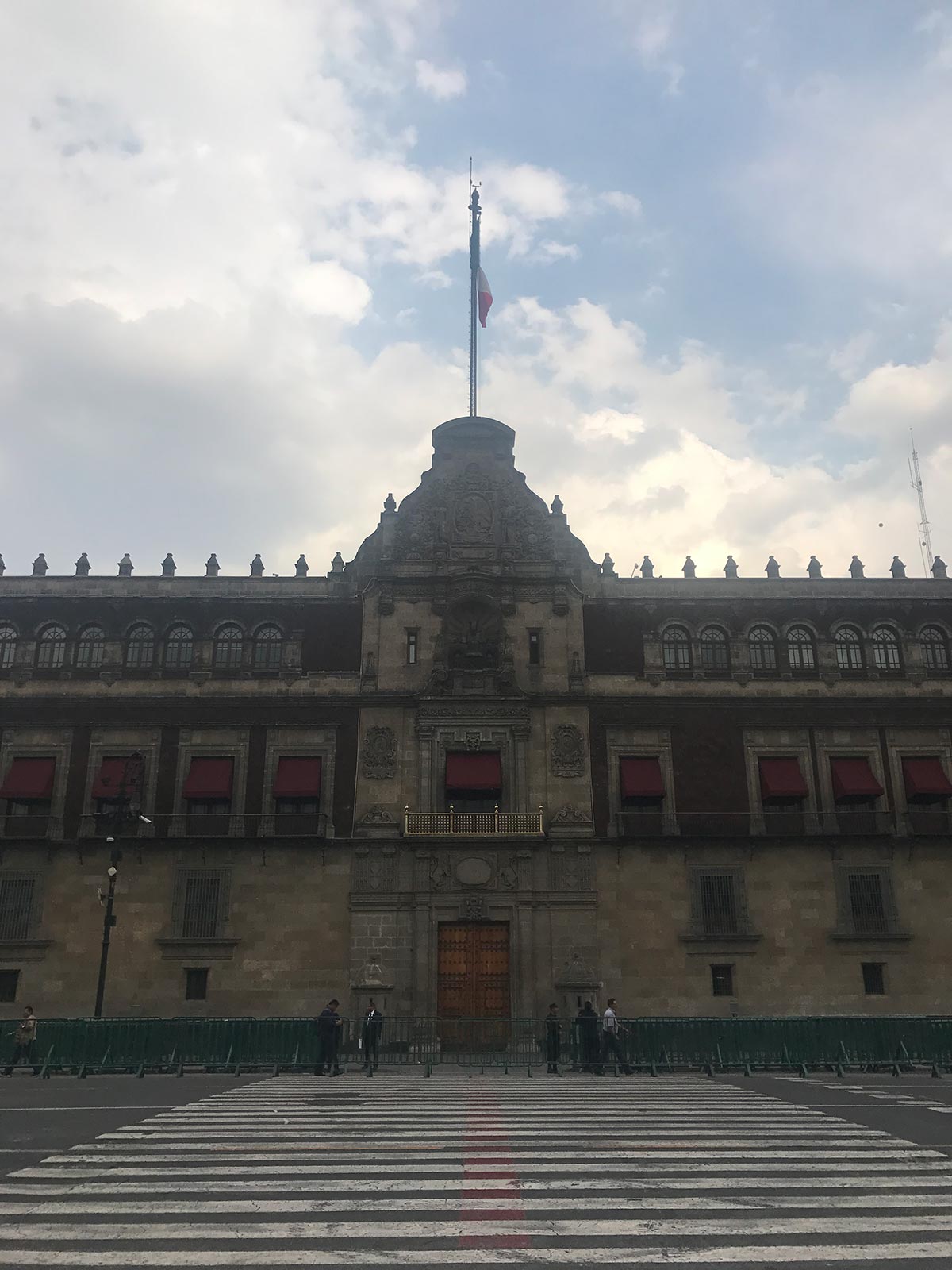 Government building in Tenochtitlanin, Mexico. Mexico City & Teotihuacan