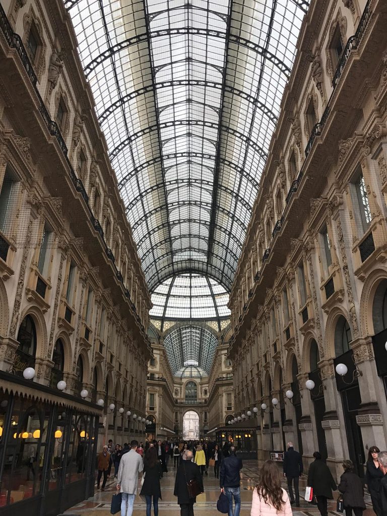 Galleria Vittorio Emanuele II in Milan, Italy. Cheltenham, Europe & Mum's 60th summed up in photos