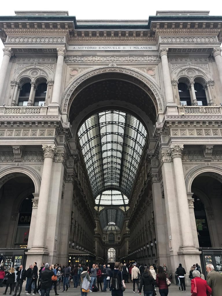 Galleria Vittorio Emanuele II in Milan, Italy. Cheltenham, Europe & Mum's 60th summed up in photos