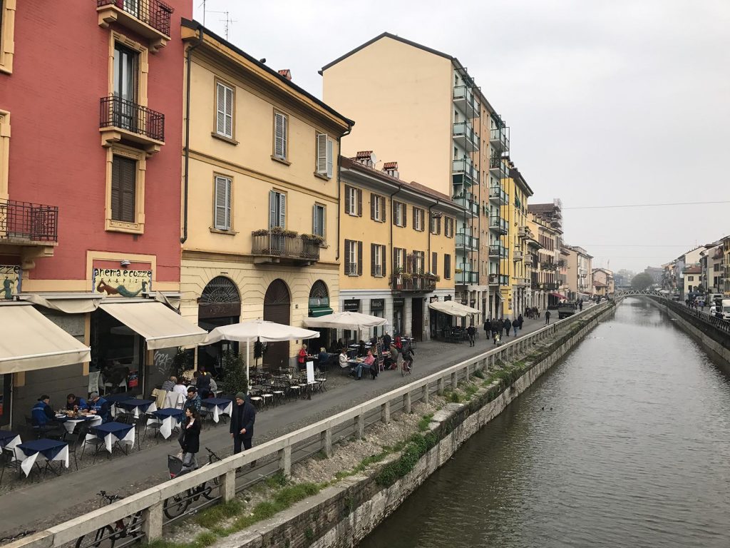 Houses by the river in Milan, Italy. Cheltenham, Europe & Mum's 60th summed up in photos