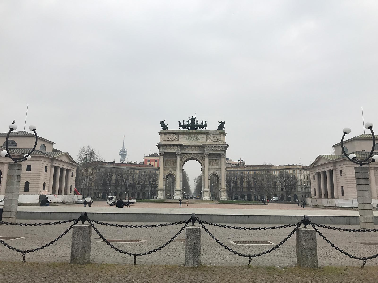 Arc of Triumph of the Peace in Milan, Italy. Cheltenham, Europe & Mum's 60th summed up in photos