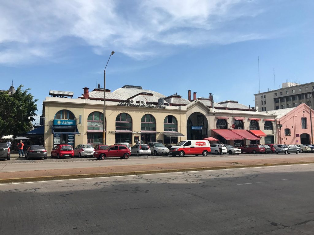Cars and building at Montevideo, Uruguay. Iguazu Falls & the cruise to the end of the World pt1
