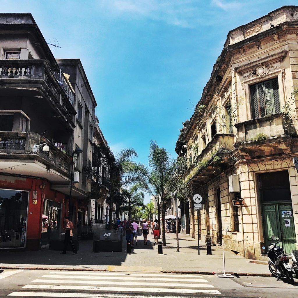 Old buildings at Montevideo, Uruguay. Iguazu Falls & the cruise to the end of the World pt1