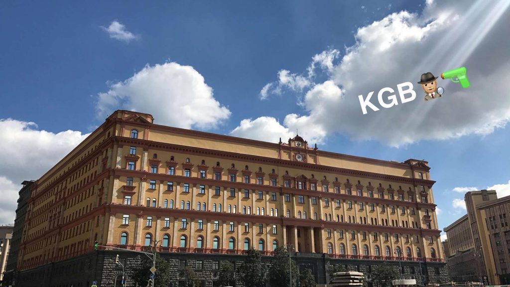 KGB headquarters in Moscow, Russia. Shocked by Moscow