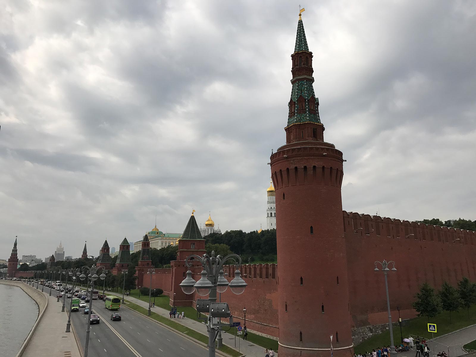 Kremlin in Moscow, Russia. Shocked by Moscow