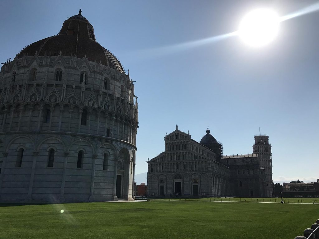 Cathedral in Pisa, Italy. Leaning Pisa & impressive Florence