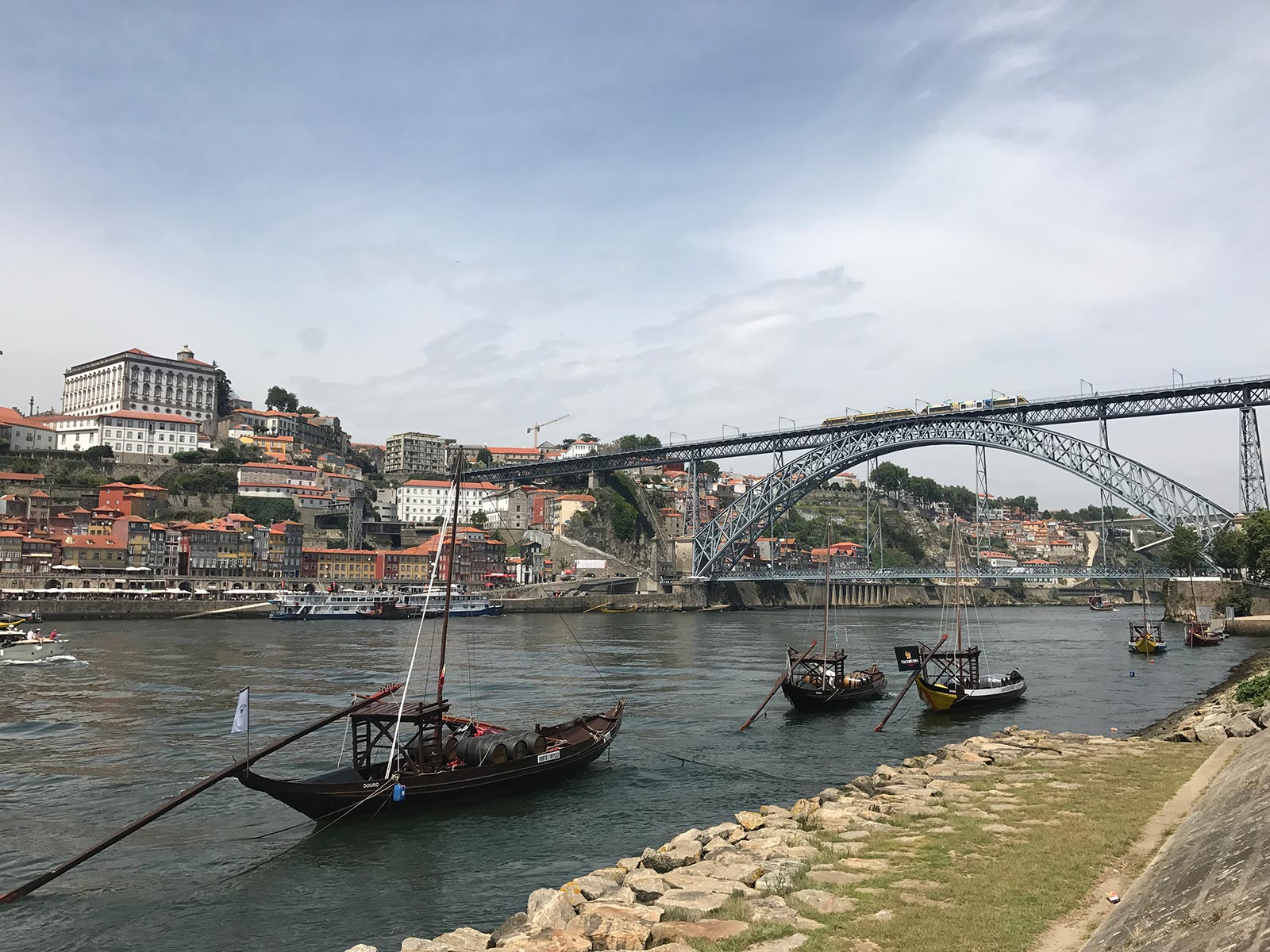 Dom Luis Bridge in Porto, Portugal. Lisbon & Porto, where the blog was conceived