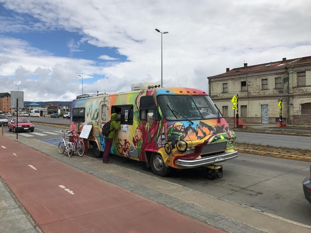 Colorful vehicle in Punta Arenas, Chile. Valparaiso & The Cruise to the end of the World pt3