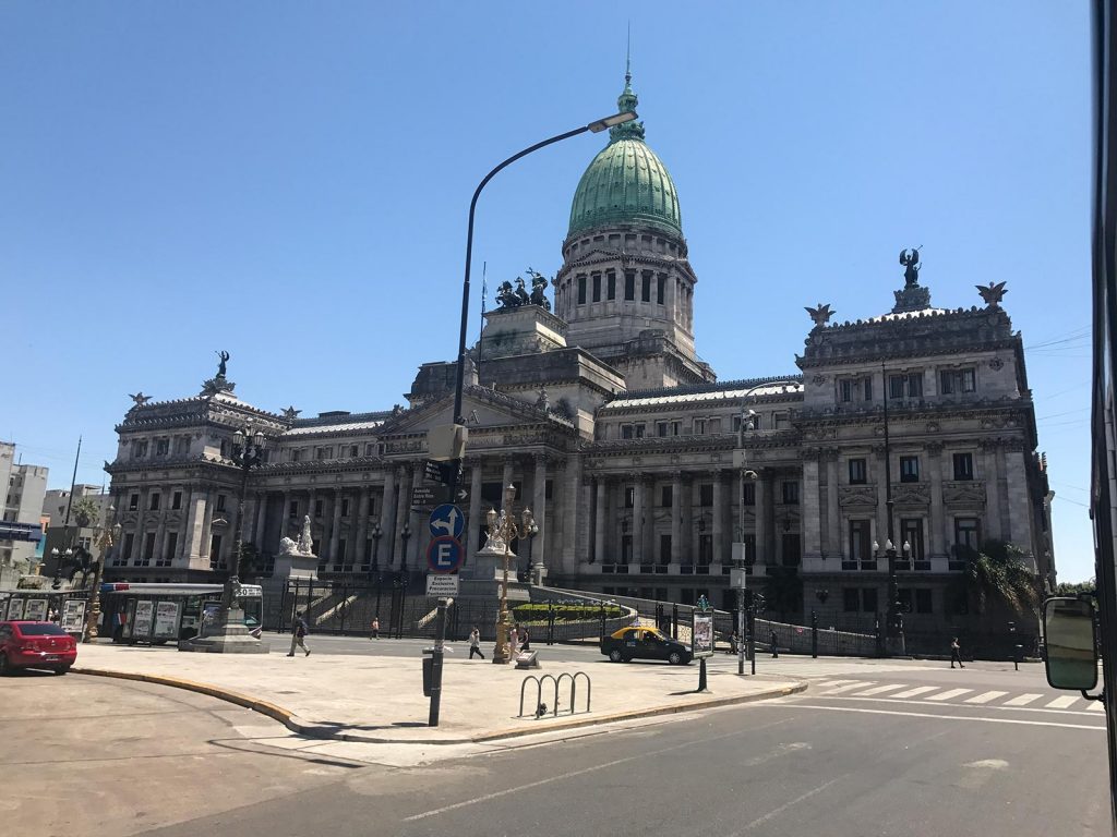 Government building in Buenos Aires. The biggest derby in the world