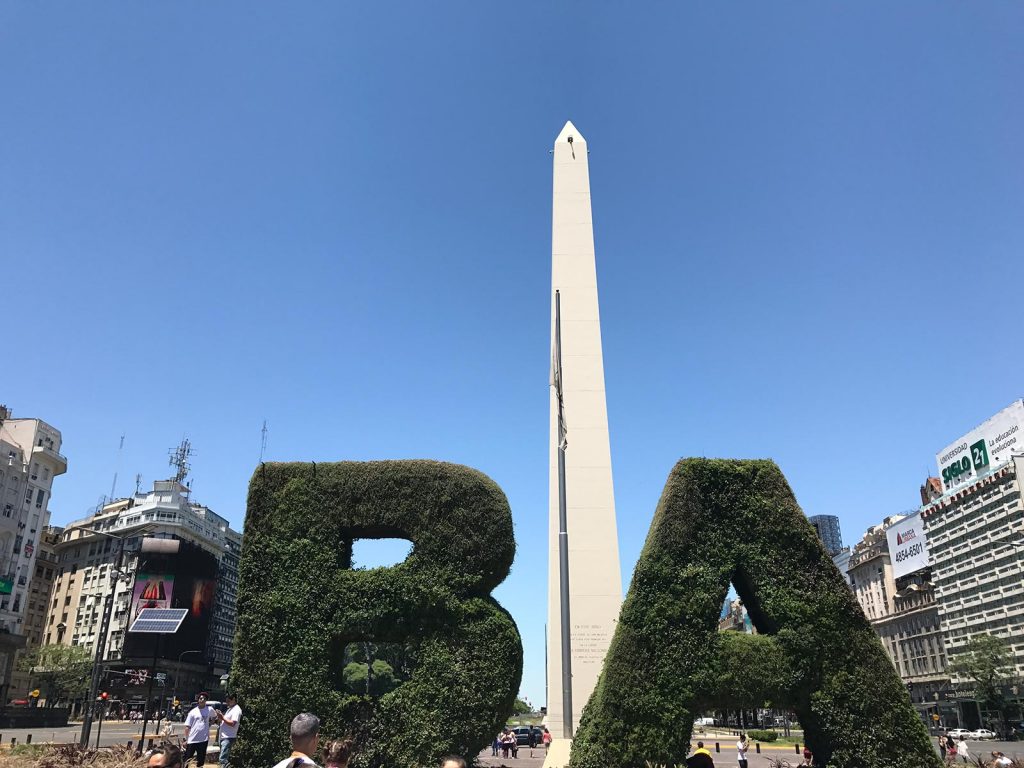 The Obelisk in Buenos Aires. The biggest derby in the world