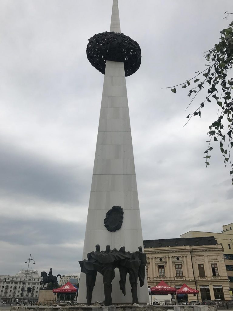 National monument in Bucharest, Romania. Moldova - Romania - Alicante