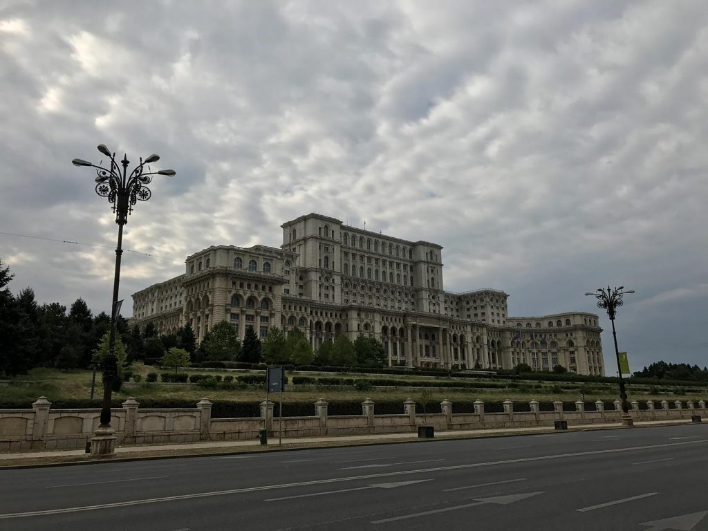 Palace of Parliament in Bucharest, Romania. Moldova - Romania - Alicante