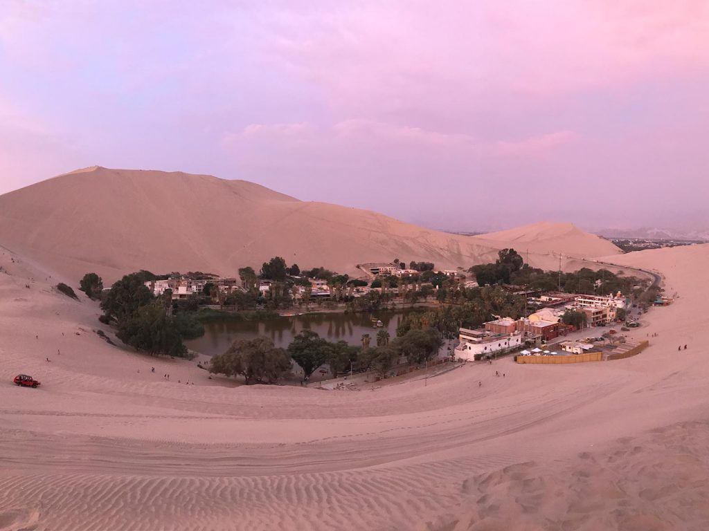 Sand dunes in Huacachina, Peru. Sand boarding in Huacachina & full guide