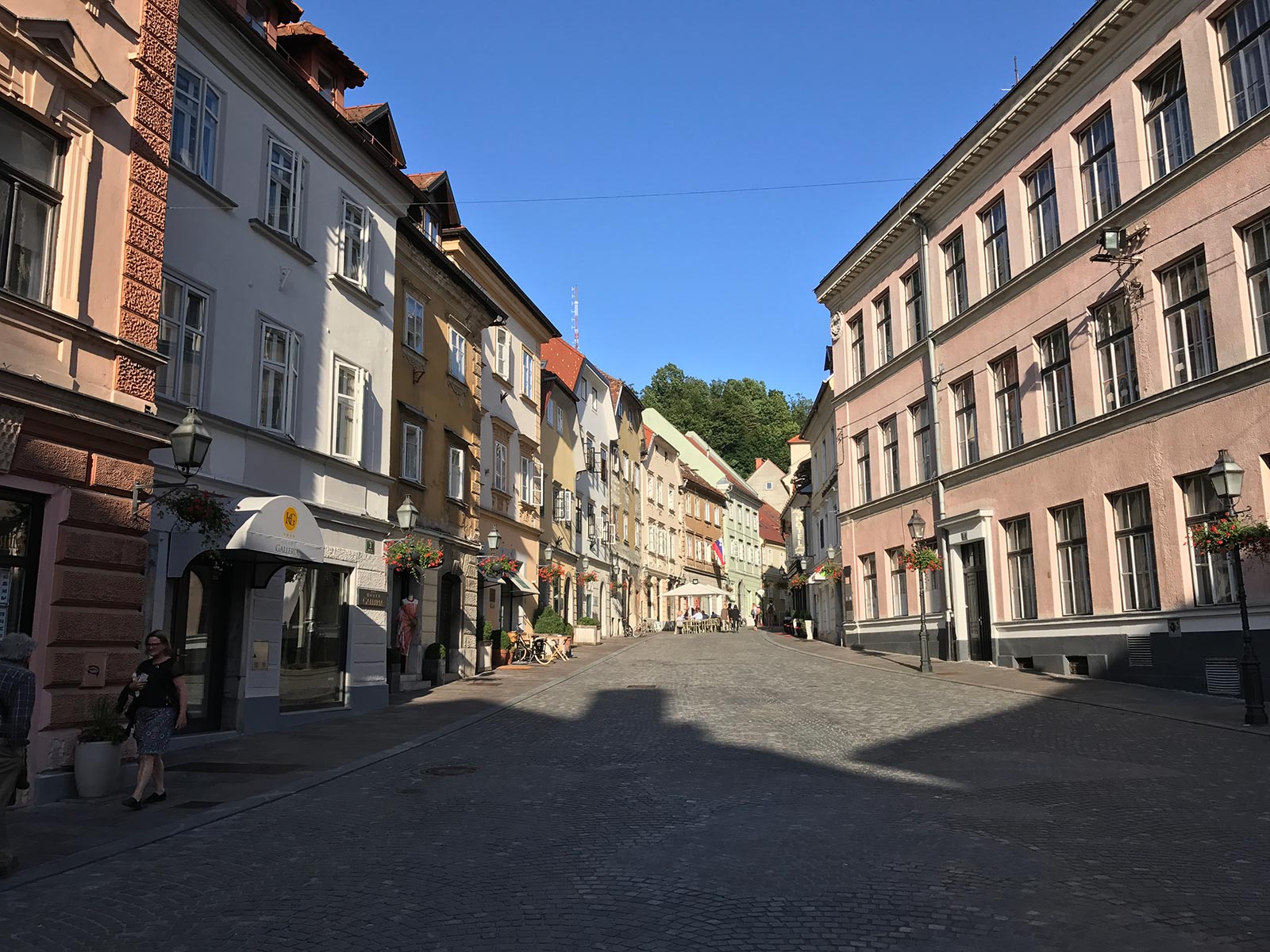 Quiet neighborhood in Ljubljana, Slovenia. The end of 2 years on the road; Slovenia, Luxembourg & Bruges
