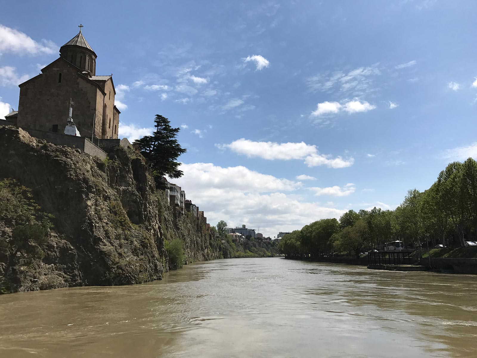 Churce by the river in Tbilisi, Georgia. Bangladesh, The Persian Gulf, The Caucasus & The Stans