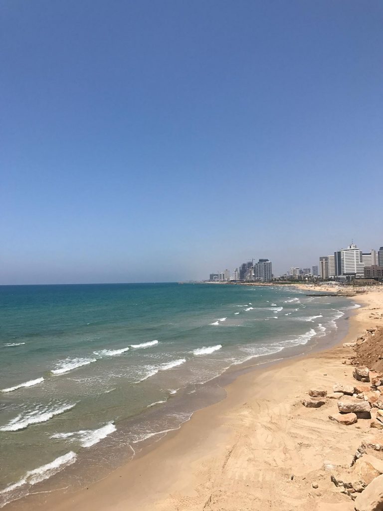 Beach at Jaffa in Tel Aviv, Israel. My time in Jerusalem, a special city divided
