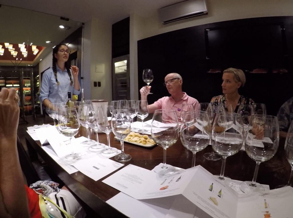 Family tasting wine in Valparaiso, Chile. Valparaiso & The Cruise to the end of the World pt3