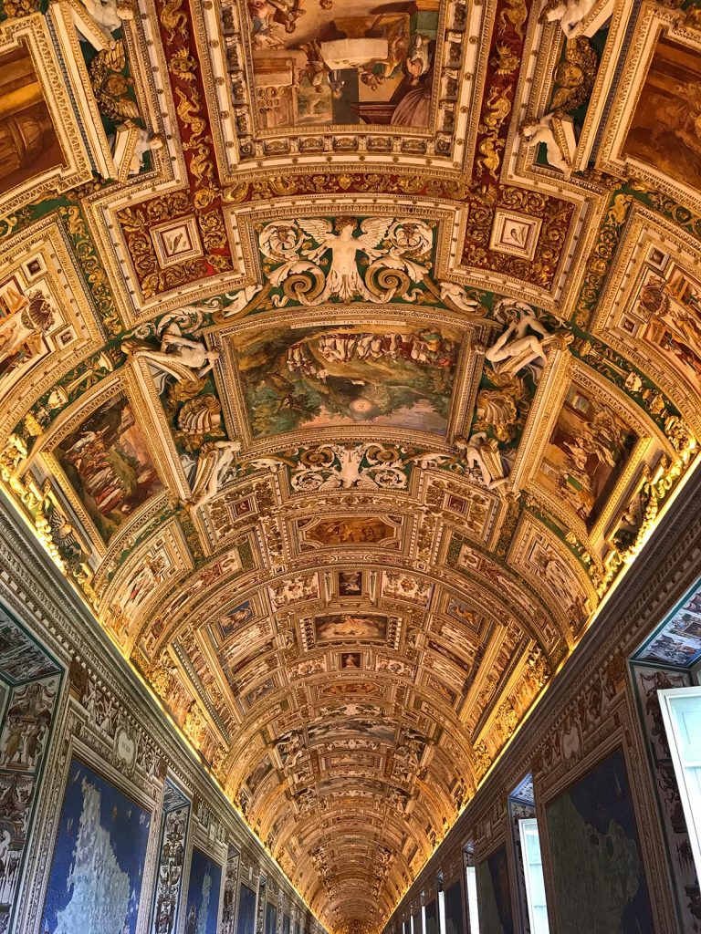Paintings at the Sistine Chapel, The Vatican. The Pope and getting thrown out of The Sistine Chapel